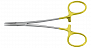 Иглодержатель хирургический Halsey, прямой, с перекрестной насечкой, с ТС вставками, длина 13 см